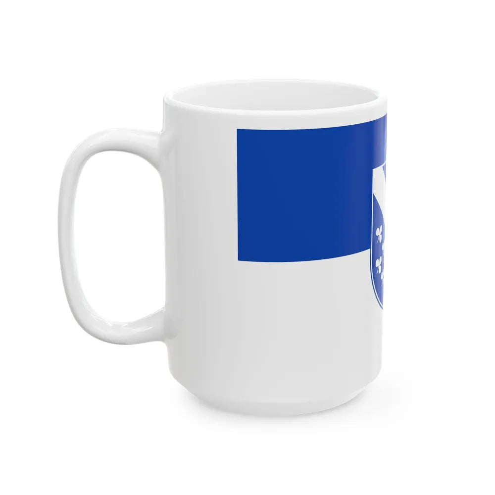 Flag of Kassel 2 Germany - White Coffee Mug-Go Mug Yourself