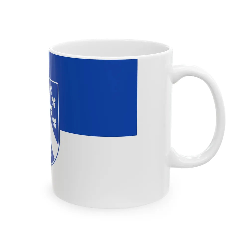 Flag of Kassel 2 Germany - White Coffee Mug-Go Mug Yourself