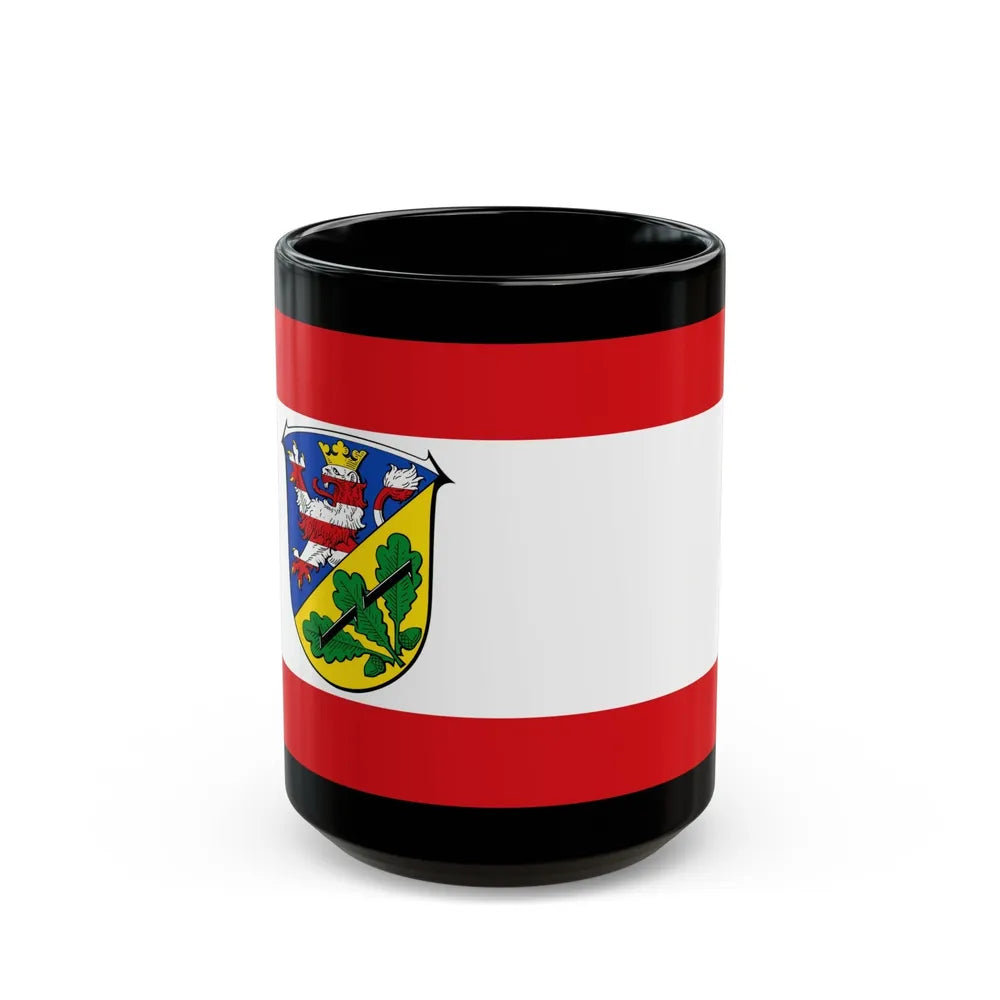 Flag of Kassel Germany - Black Coffee Mug-15oz-Go Mug Yourself