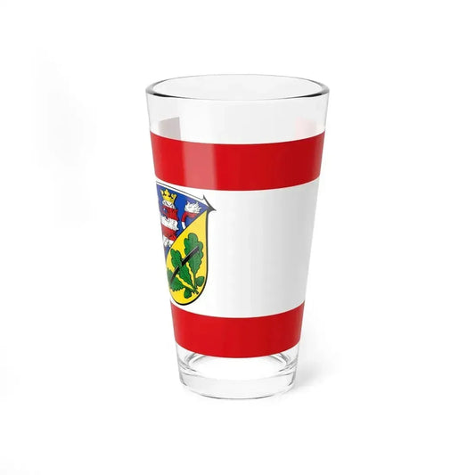 Flag of Kassel Germany - Pint Glass 16oz 16oz - Go Mug Yourself