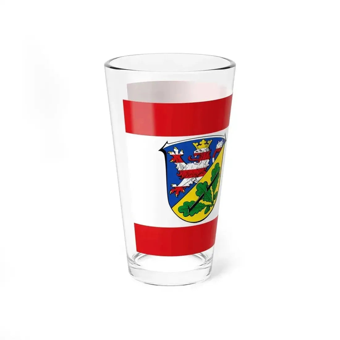 Flag of Kassel Germany - Pint Glass 16oz - Go Mug Yourself