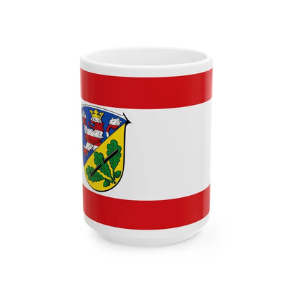 Flag of Kassel Germany - White Coffee Mug-15oz-Go Mug Yourself