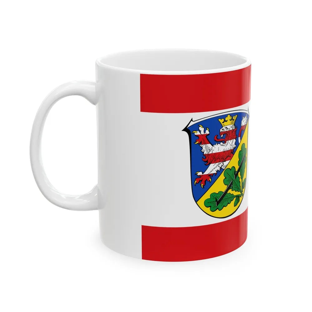 Flag of Kassel Germany - White Coffee Mug-Go Mug Yourself