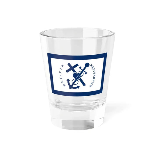 Flag of Kastellorizo Greece - Shot Glass 1.5oz 1.5oz - Go Mug Yourself