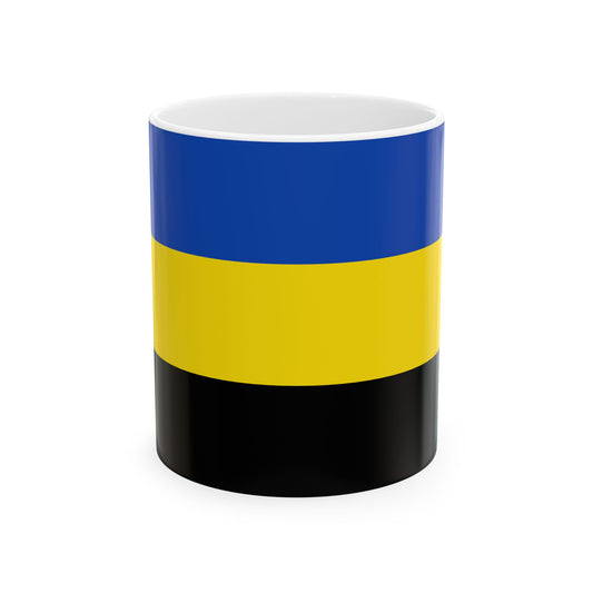 Flag of Kasterlee (Belgium) White Coffee Mug-11oz-Go Mug Yourself