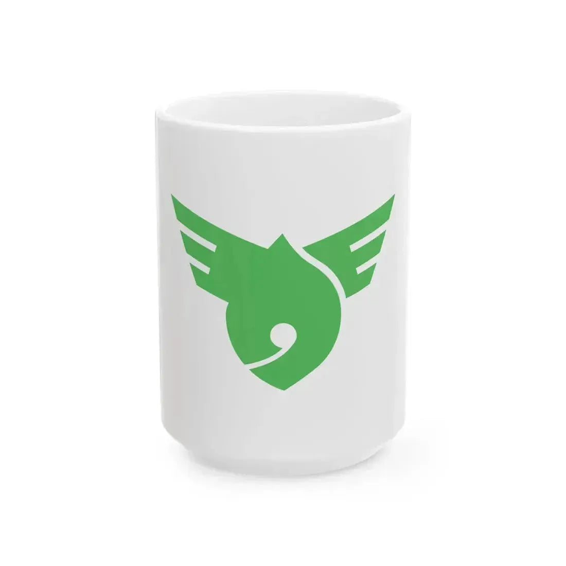 Flag of Kasuga Gifu 1973-2005 (Japan) White Coffee Mug 15oz - Go Mug Yourself