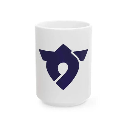 Flag of Kasuga Hyogo 1955-2004 (Japan) White Coffee Mug 15oz - Go Mug Yourself