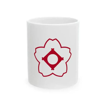 Flag of Kasugai Aichi (Japan) White Coffee Mug 11oz - Go Mug Yourself