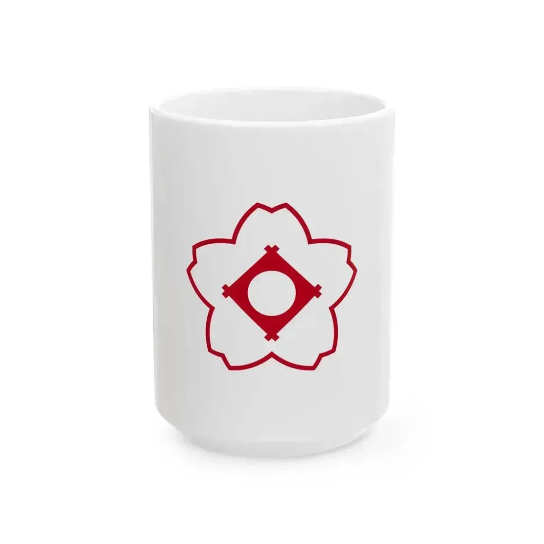 Flag of Kasugai Aichi Japan - White Coffee Mug 15oz - Go Mug Yourself