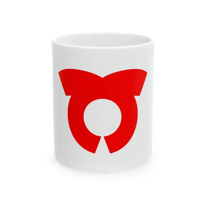 Flag of Kasumi Hyogo 1959-2005 (Japan) White Coffee Mug 11oz - Go Mug Yourself