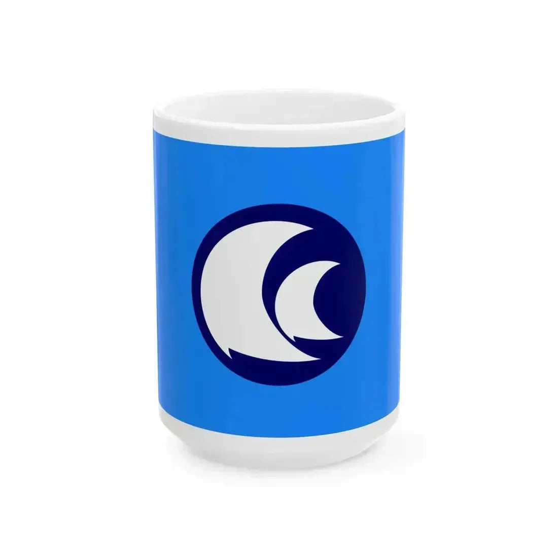 Flag of Kasumigaura Ibaraki 1997-2005 (Japan) White Coffee Mug 15oz - Go Mug Yourself