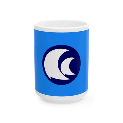 Flag of Kasumigaura Ibaraki 1997-2005 (Japan) White Coffee Mug 15oz - Go Mug Yourself