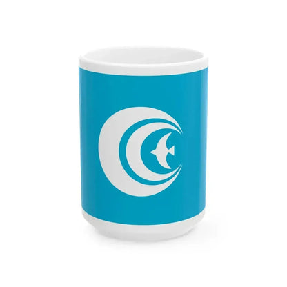 Flag of Kasumigaura Ibaraki (Japan) White Coffee Mug 15oz - Go Mug Yourself