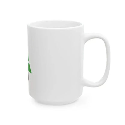 Flag of Kataeb Party (Lebanon) White Coffee Mug - Go Mug Yourself