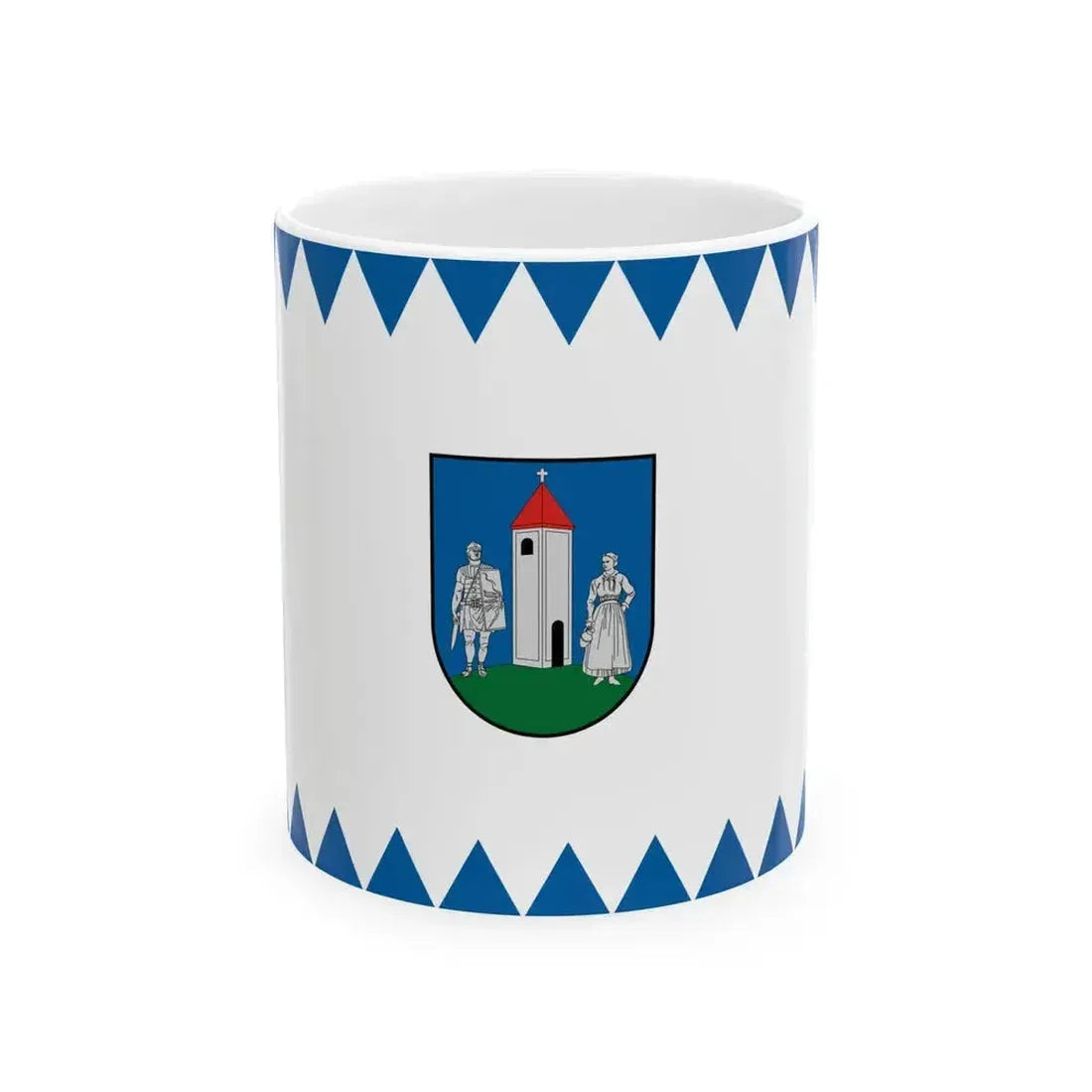 Flag of Katafa (Hungary) White Coffee Mug 11oz - Go Mug Yourself