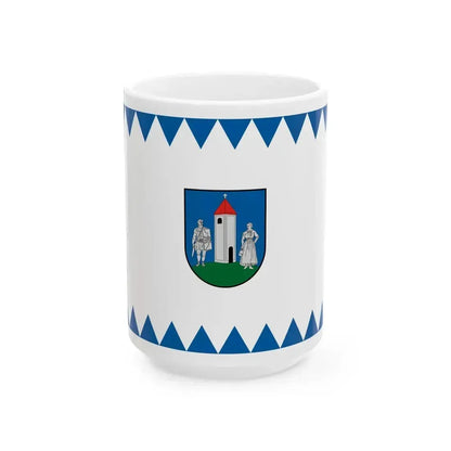 Flag of Katafa (Hungary) White Coffee Mug 15oz - Go Mug Yourself