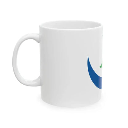 Flag of Katagami Akita (Japan) White Coffee Mug - Go Mug Yourself