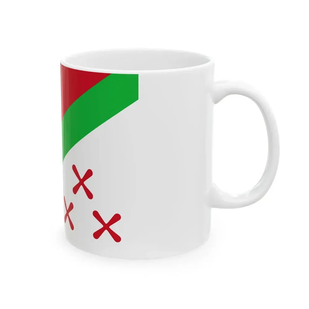 Flag of Katanga alternate croisettes (Congo) White Coffee Mug - Go Mug Yourself