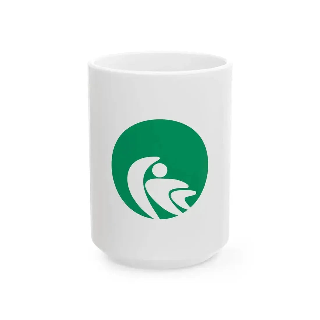 Flag of Kato Hyogo (Japan) White Coffee Mug 15oz - Go Mug Yourself