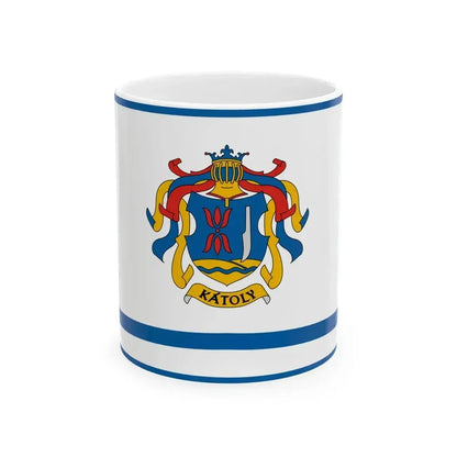 Flag of Katoly (Hungary) White Coffee Mug 11oz - Go Mug Yourself