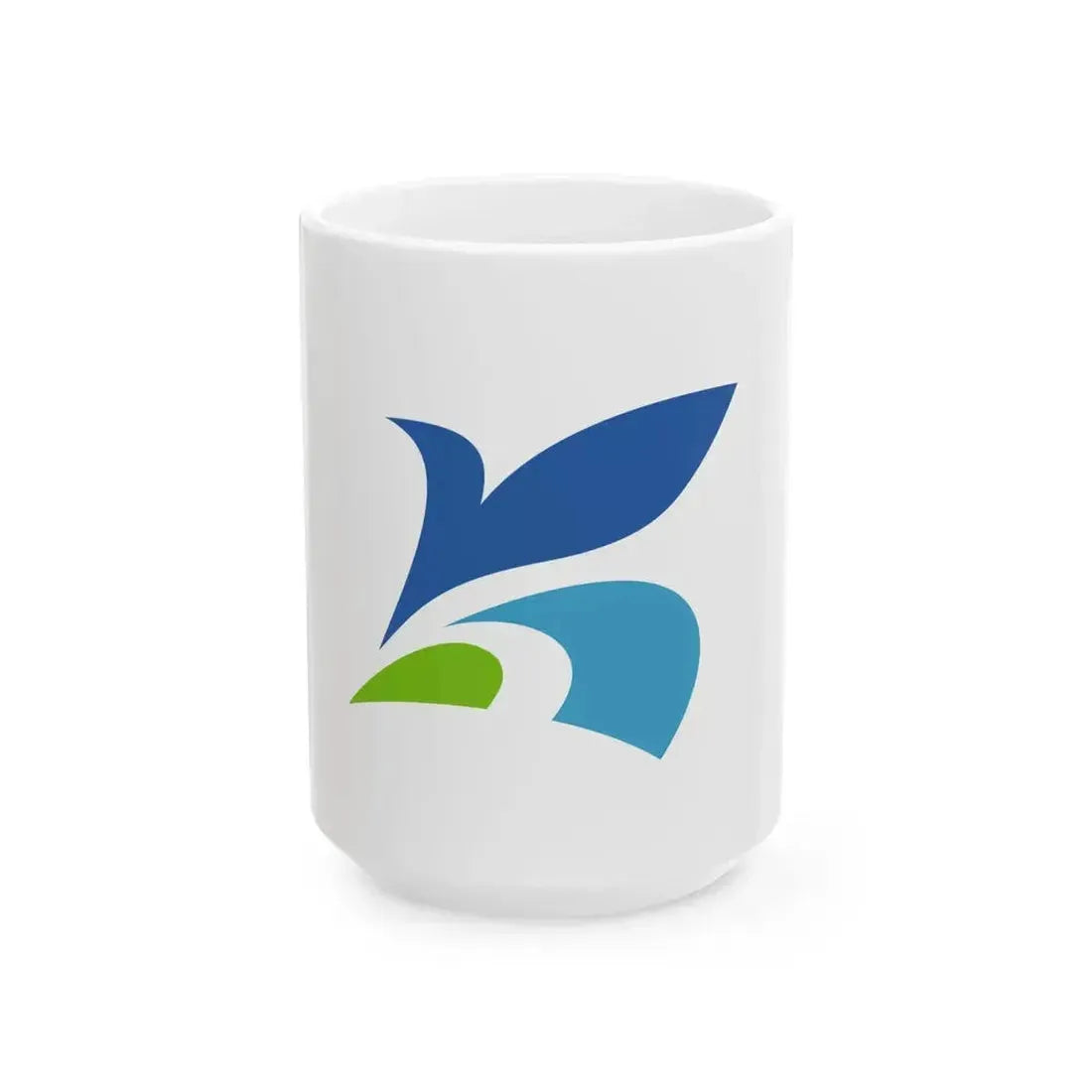 Flag of Katori Chiba (Japan) White Coffee Mug 15oz - Go Mug Yourself