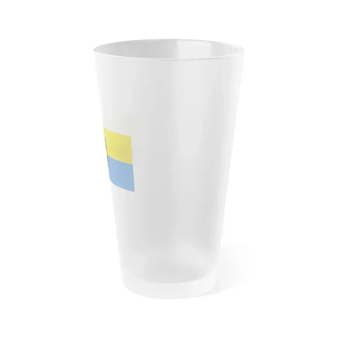 Flag of Katowice Poland - Frosted Pint Glass 16oz - Go Mug Yourself