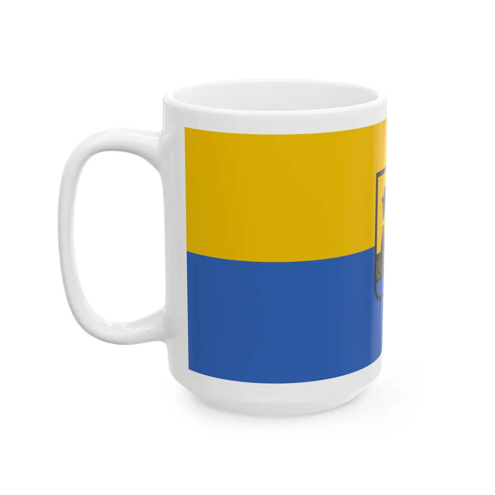 Flag of Katowice Poland - White Coffee Mug-Go Mug Yourself