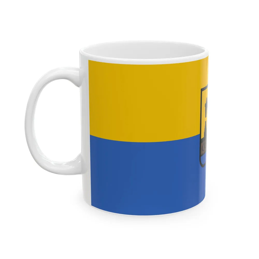 Flag of Katowice Poland - White Coffee Mug-Go Mug Yourself