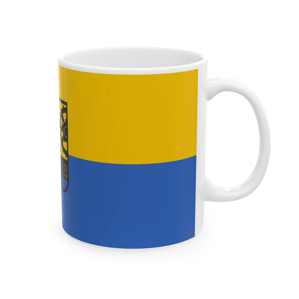 Flag of Katowice Poland - White Coffee Mug-Go Mug Yourself