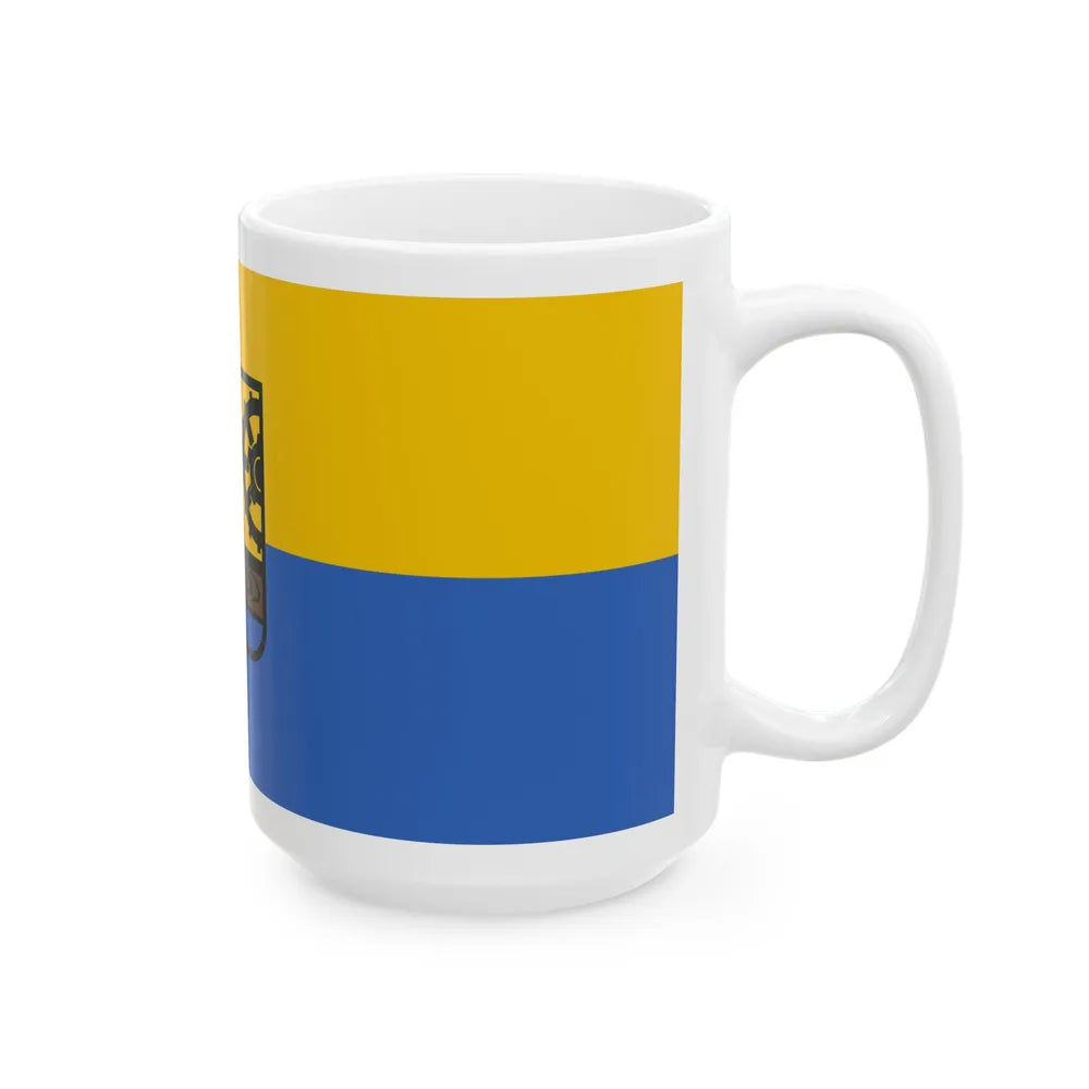 Flag of Katowice Poland - White Coffee Mug-Go Mug Yourself