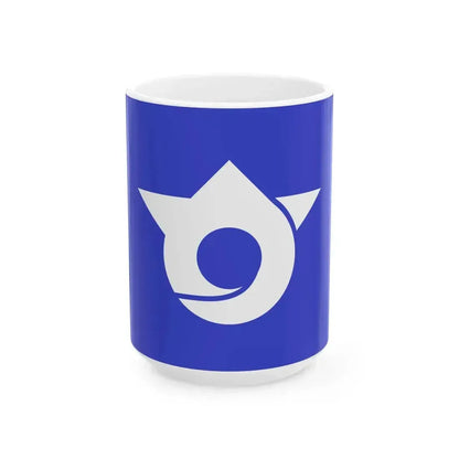 Flag of Katsumoto Nagasaki 1973-2004 (Japan) White Coffee Mug 15oz - Go Mug Yourself