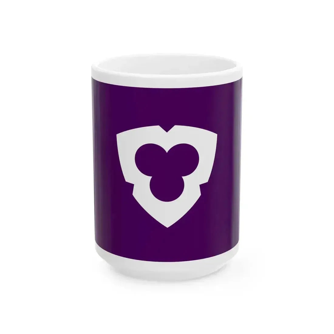 Flag of Katsunuma Yamanashi 1963-2005 no text (Japan) White Coffee Mug 15oz - Go Mug Yourself