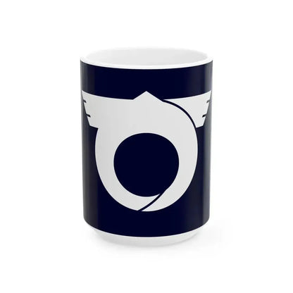 Flag of Katsuragi Wakayama (Japan) White Coffee Mug 15oz - Go Mug Yourself