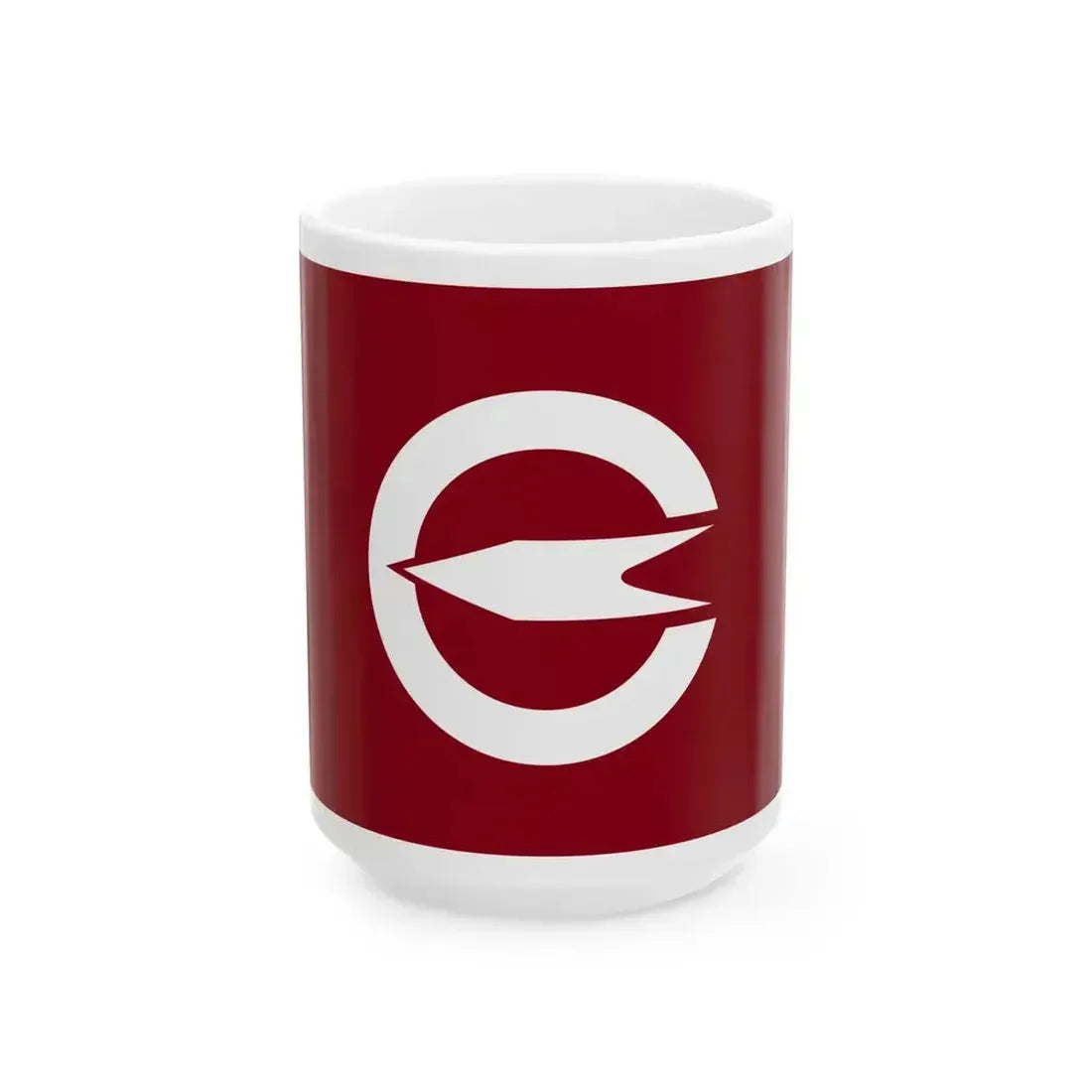 Flag of Katsurao Fukushima (Japan) White Coffee Mug 15oz - Go Mug Yourself