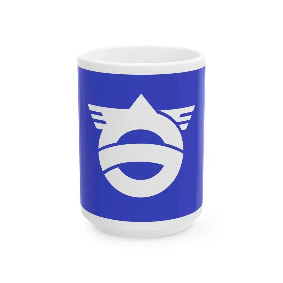 Flag of Katsuren Okinawa 1978-2005 (Japan) White Coffee Mug 15oz - Go Mug Yourself