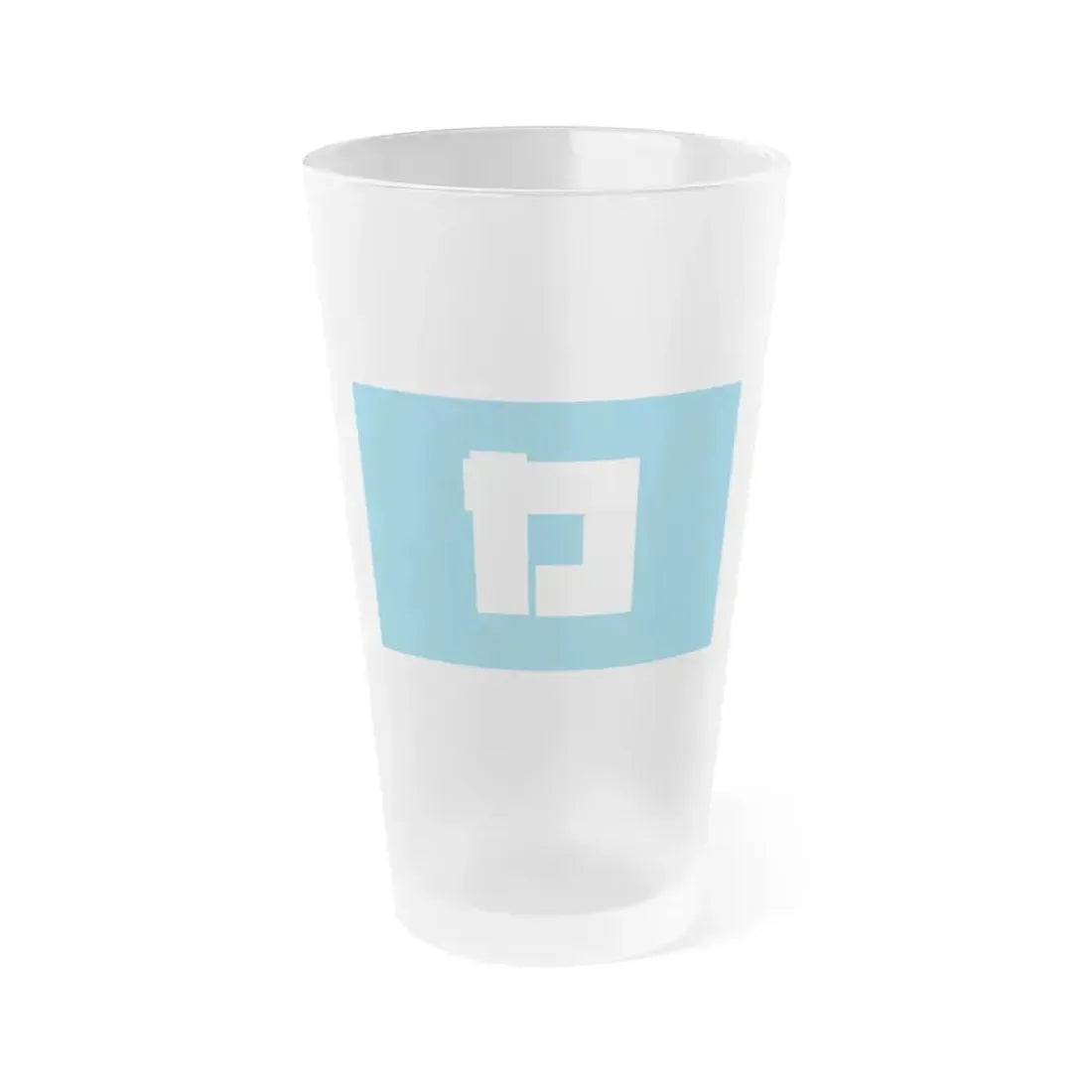 Flag of Katsushika ku Tokyo Japan - Frosted Pint Glass 16oz 16oz Frosted - Go Mug Yourself