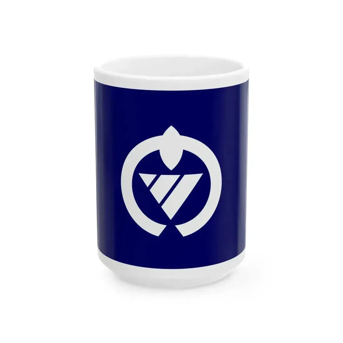 Flag of Katsuura Chiba (Japan) White Coffee Mug 15oz - Go Mug Yourself