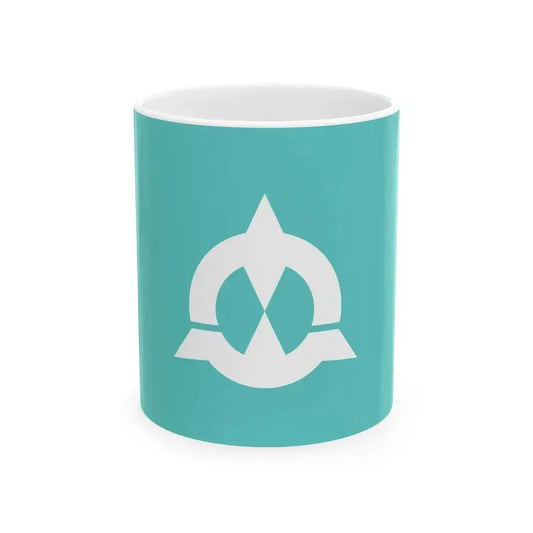 Flag of Katsuyama Fukui (Japan) White Coffee Mug 11oz - Go Mug Yourself