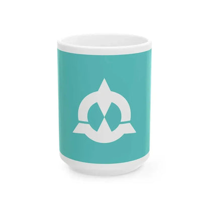 Flag of Katsuyama Fukui (Japan) White Coffee Mug 15oz - Go Mug Yourself