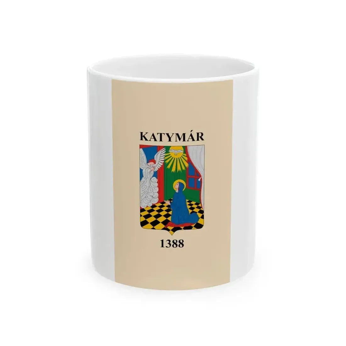 Flag of Katymar (Hungary) White Coffee Mug 11oz - Go Mug Yourself