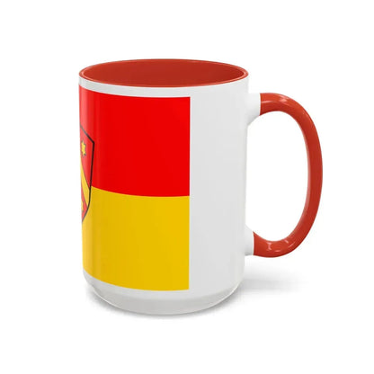 Flag of Kaufbeuren Germany - Accent Coffee Mug - Go Mug Yourself