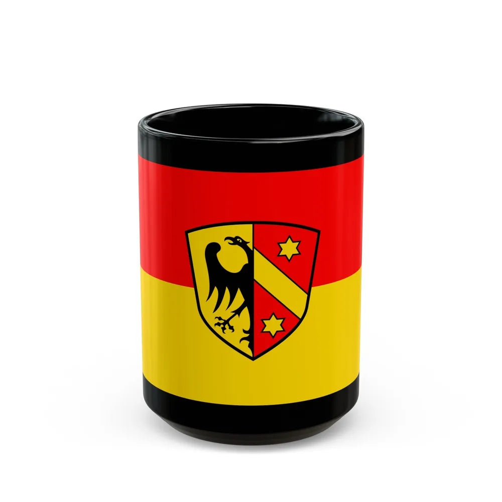 Flag of Kaufbeuren Germany - Black Coffee Mug-15oz-Go Mug Yourself