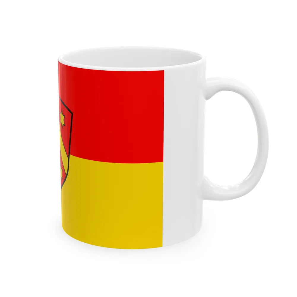 Flag of Kaufbeuren Germany - White Coffee Mug-Go Mug Yourself