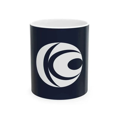 Flag of Kawachi Ibaraki (Japan) White Coffee Mug 11oz - Go Mug Yourself