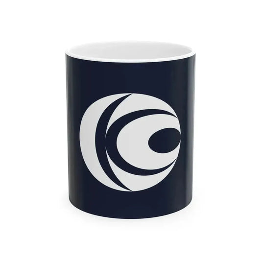 Flag of Kawachi Ibaraki (Japan) White Coffee Mug 11oz - Go Mug Yourself