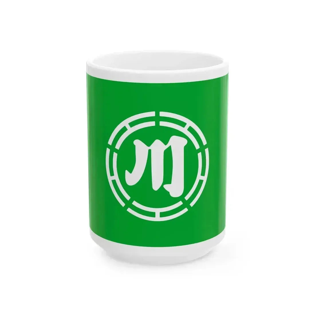 Flag of Kawagoe Mie (Japan) White Coffee Mug 15oz - Go Mug Yourself