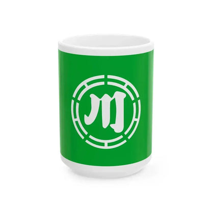 Flag of Kawagoe Mie (Japan) White Coffee Mug 15oz - Go Mug Yourself