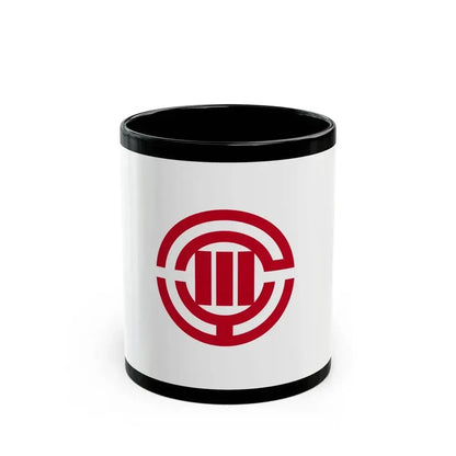 Flag of Kawagoe Saitama Japan - Black Coffee Mug 11oz - Go Mug Yourself