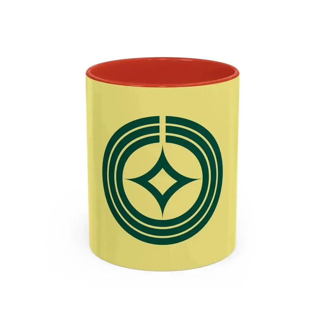 Flag of Kawaguchi Saitama Japan - Accent Coffee Mug 11oz Red - Go Mug Yourself