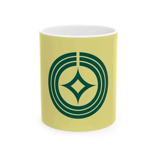 Flag of Kawaguchi Saitama (Japan) White Coffee Mug 11oz - Go Mug Yourself